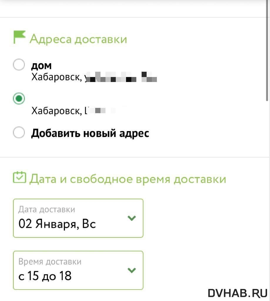 Ажиотаж на доставку продуктов заметили хабаровчане в преддверии Нового года  — Новости Хабаровска