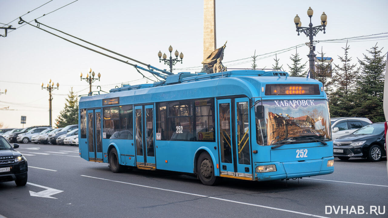 Московские троллейбусы отказываются работать из-за хабаровских морозов