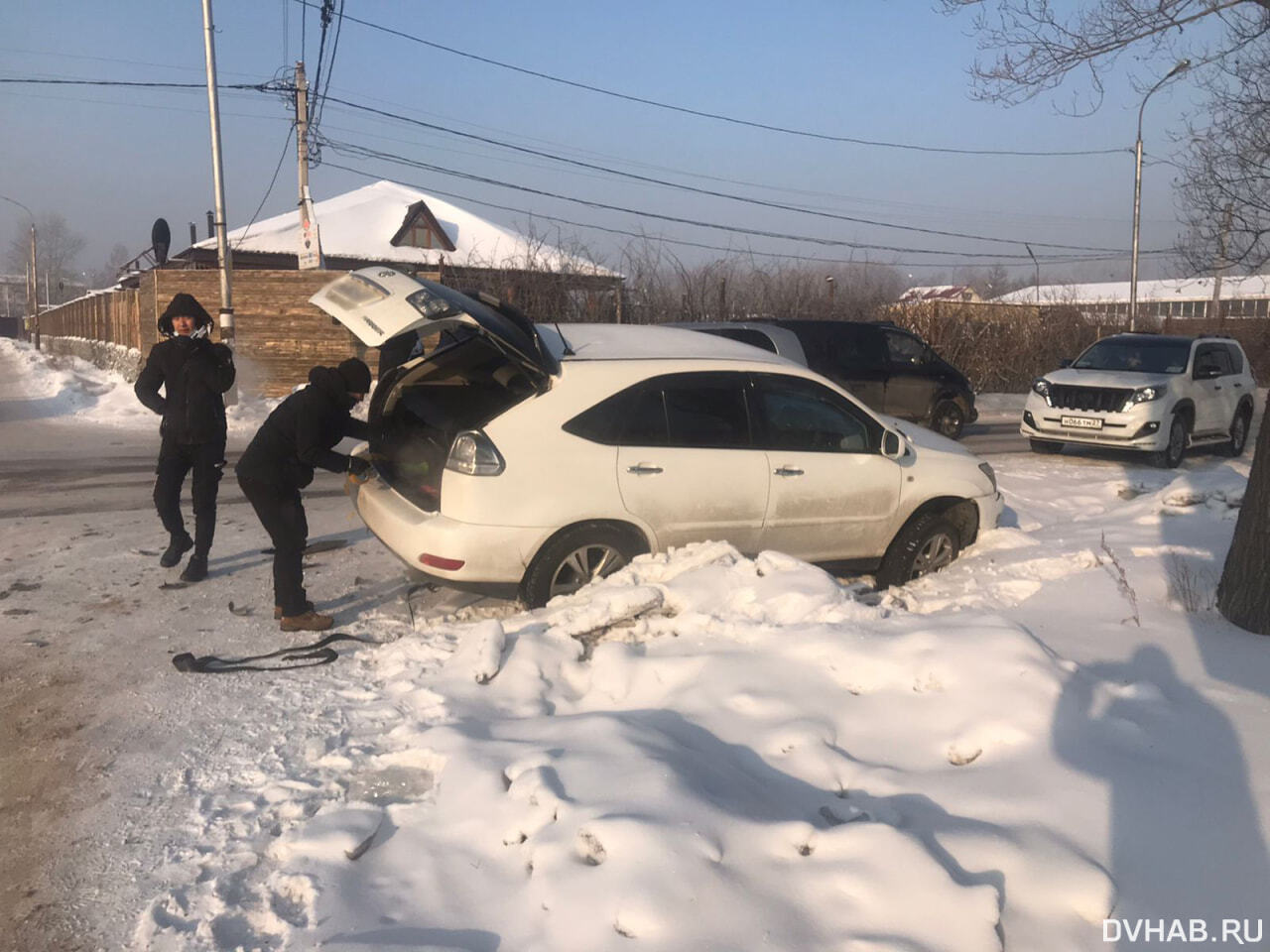 Виноват мороз: автомобилистка устроила ДТП на Приморской (ФОТО) — Новости  Хабаровска