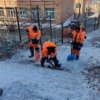 Лёд приходится разбивать отбойным молотком — newsvl.ru