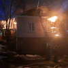 В частной школе на Седанке произошёл пожар — частично обрушилась крыша (ВИДЕО)