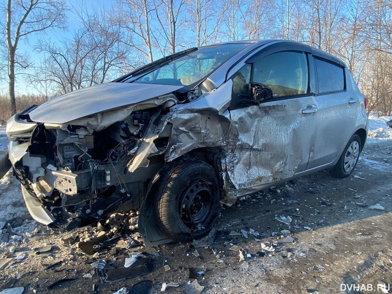 Арендованный Prius и две чужие машины разбил хабаровчанин (ФОТО; ВИДЕО) —  Новости Хабаровска