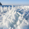 Лёд собирают на косе или мели, пролегающей рядом с островом — newsvl.ru