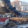 Во вторник, 8 февраля, в районе рынка на Третьей Рабочей произошёл пожар — newsvl.ru