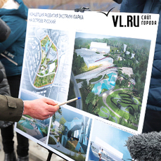 Замминистру спорта России Азату Кадырову показали во Владивостоке стройку кёрлинг-арены и проект центра экстремального спорта на Русском 