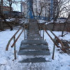 Лестницу частично ремонтировали — newsvl.ru