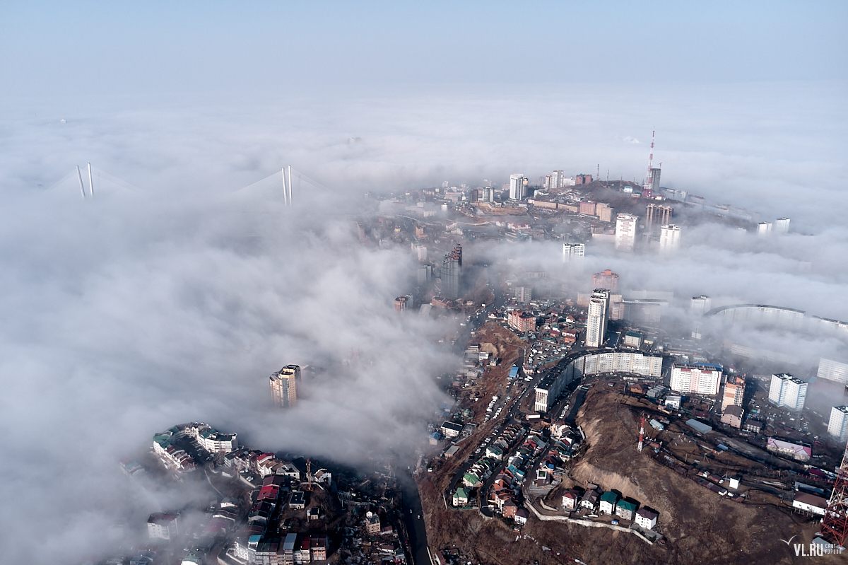1 канала владивосток на сегодня. Владивосток туман. Смог во Владивостоке сегодня. Дрифт по мосту туман во Владивостоке. Густой туман в городе СНГ.