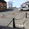 Незаконно установленные блокираторы на тротуаре в районе 1-й Морской уберут