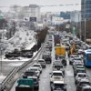 К 09:30 - 10:00 утренние пробки в час-пик, несмотря на то, что снег ещё шёл, закончился — newsvl.ru