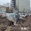 Из-за порыва теплотрассы на Второй Речке около 30 домов остались без горячей воды и отопления (АДРЕСА; ФОТО)
