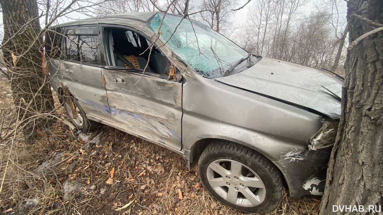 Двойной удар получил хабаровчанин на HR-V в ДТП на Владивостокском шоссе  (ФОТО) — Новости Хабаровска