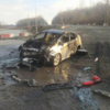 Автомобиль врезался в один из бетонных блоков — newsvl.ru