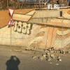 В Камском переулке кирпичная облицовка подпорной стены обрушилась на дорогу (ФОТО)