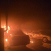 Один автомобиль сгорел и два повреждены огнём на двухуровневой подземной парковке во Владивостоке