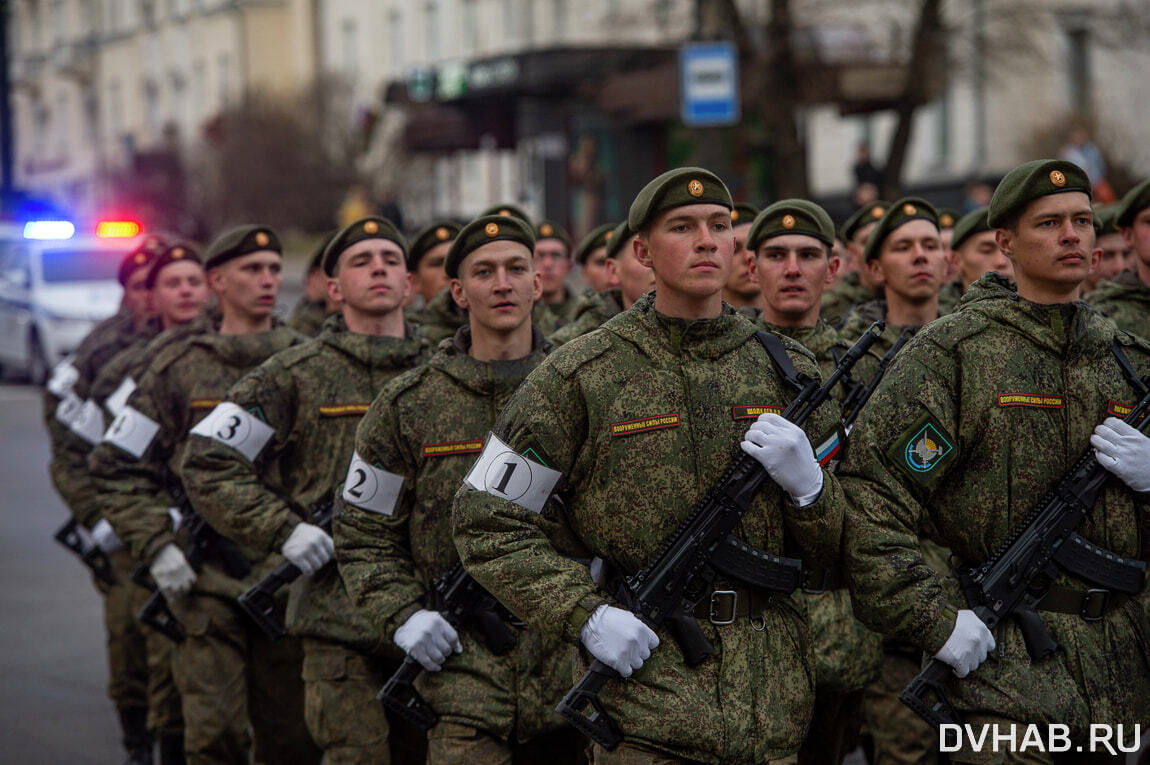 Фото парада в хабаровске