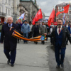 У участников первомайского шествия на груди – георгиевские ленты — newsvl.ru