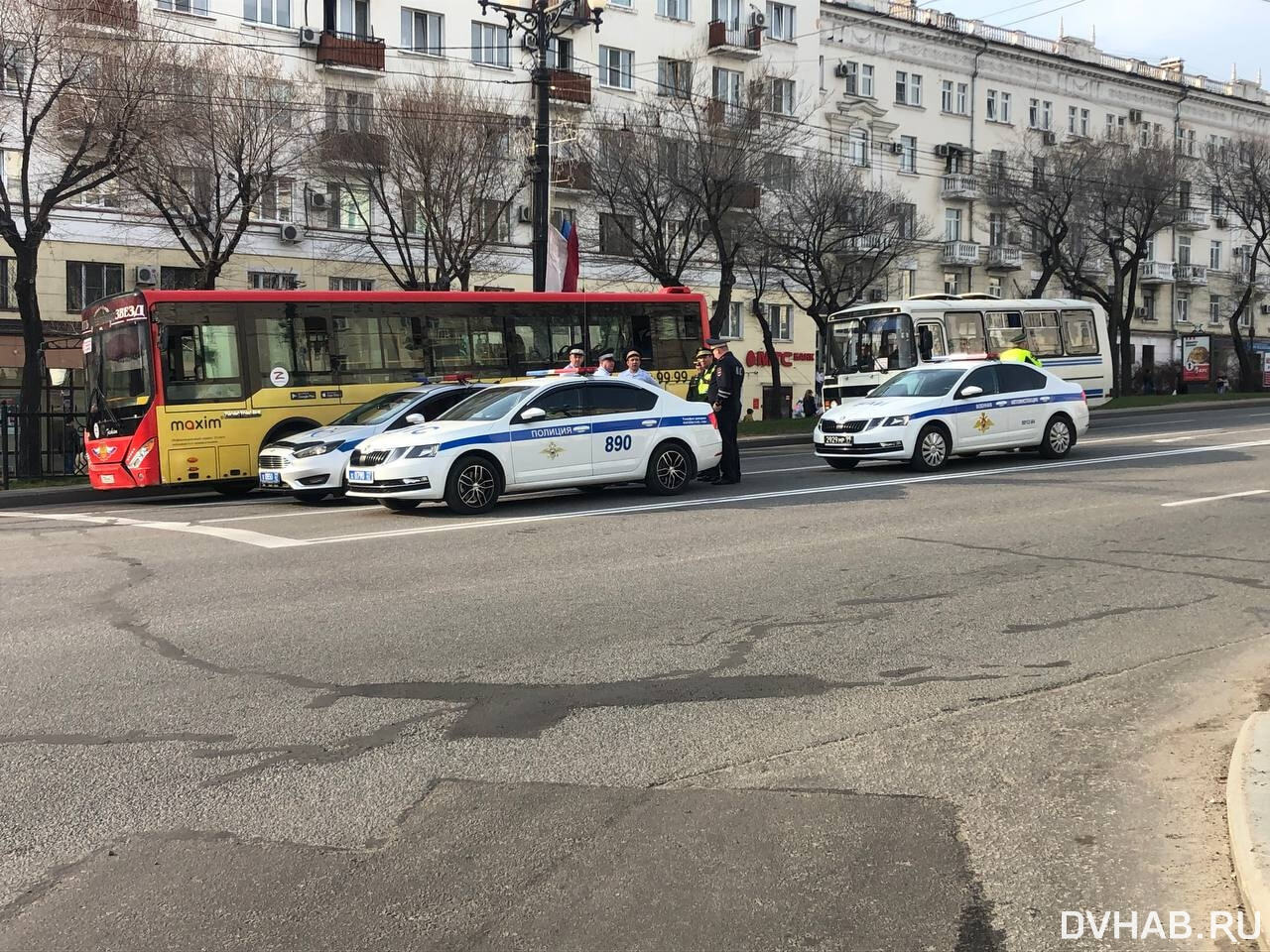 Репетиция парада с военной техникой проходит в центре Хабаровска (ФОТО) —  Новости Хабаровска