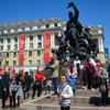 Дети лазили и по левому, и по правому монументу  — newsvl.ru