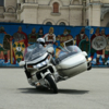 В таком положении байкер выехал на своём мотоцикле по Светланской в составе общей колонны — newsvl.ru