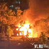 Ночью во Владивостоке опять загорелся нежилой барак на Героев Хасана (ФОТО; ВИДЕО)