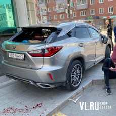 В центре Владивостока Lexus без водителя задавил двух пешеходов (ФОТО)
