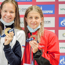 Приморская спортсменка Виктория Машкина завоевала три медали первенства России по плаванию