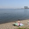 В этот день на пляже МГУ было много отдыхающих — newsvl.ru