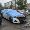 Сгоревшие в районе Сахалинской, 36 и 38 автомобили — newsvl.ru