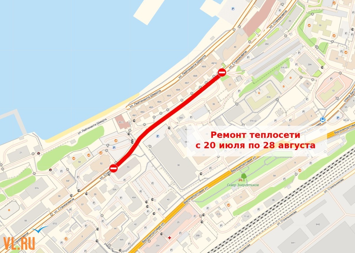 Станюковича 12 владивосток карта