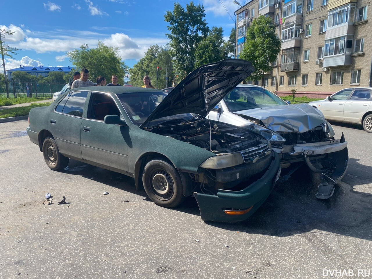 Пенсионерка против акушерки: автомобилистки не поделили дорогу на Руднева  (ФОТО) — Новости Хабаровска