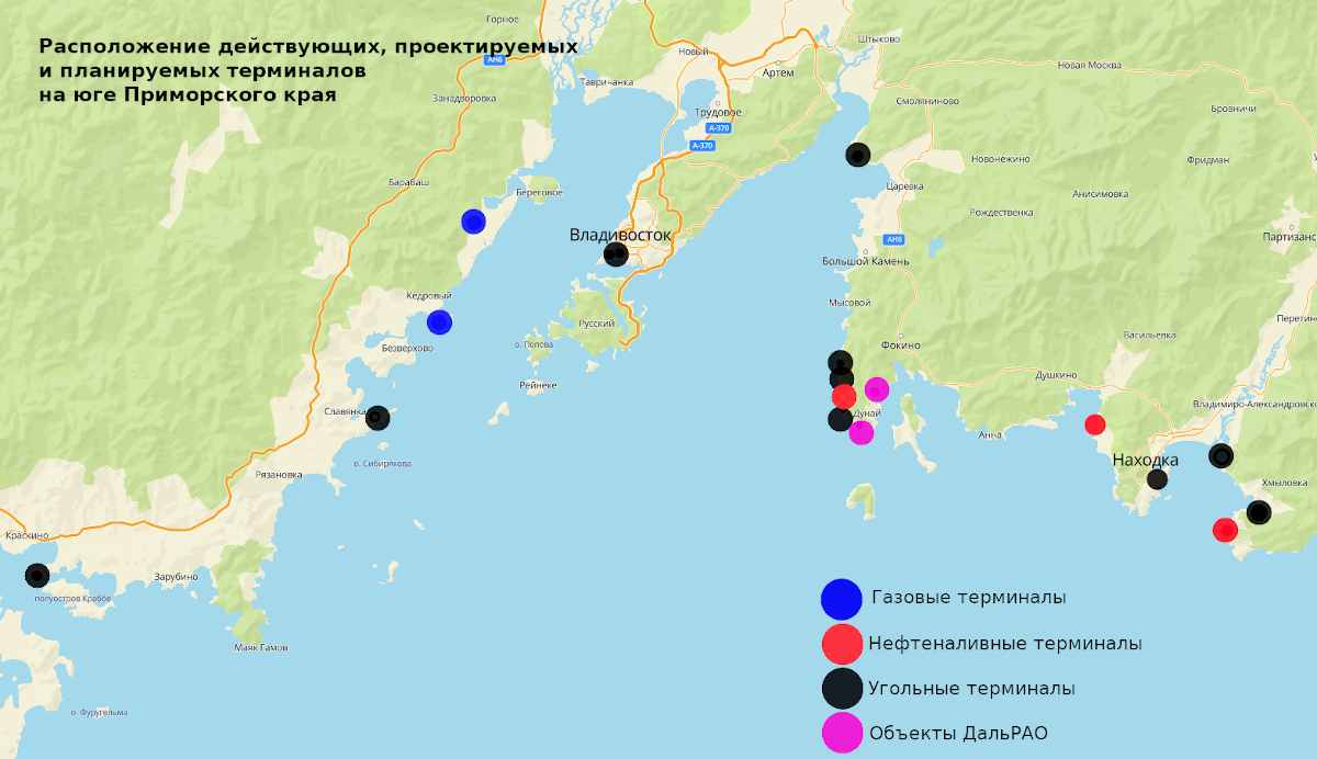 Карта залива стрелок приморский край