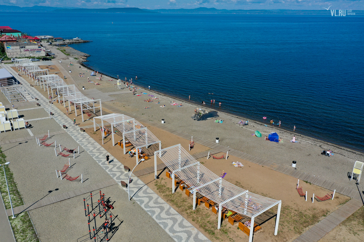 Владивосток фото пляжей и набережной