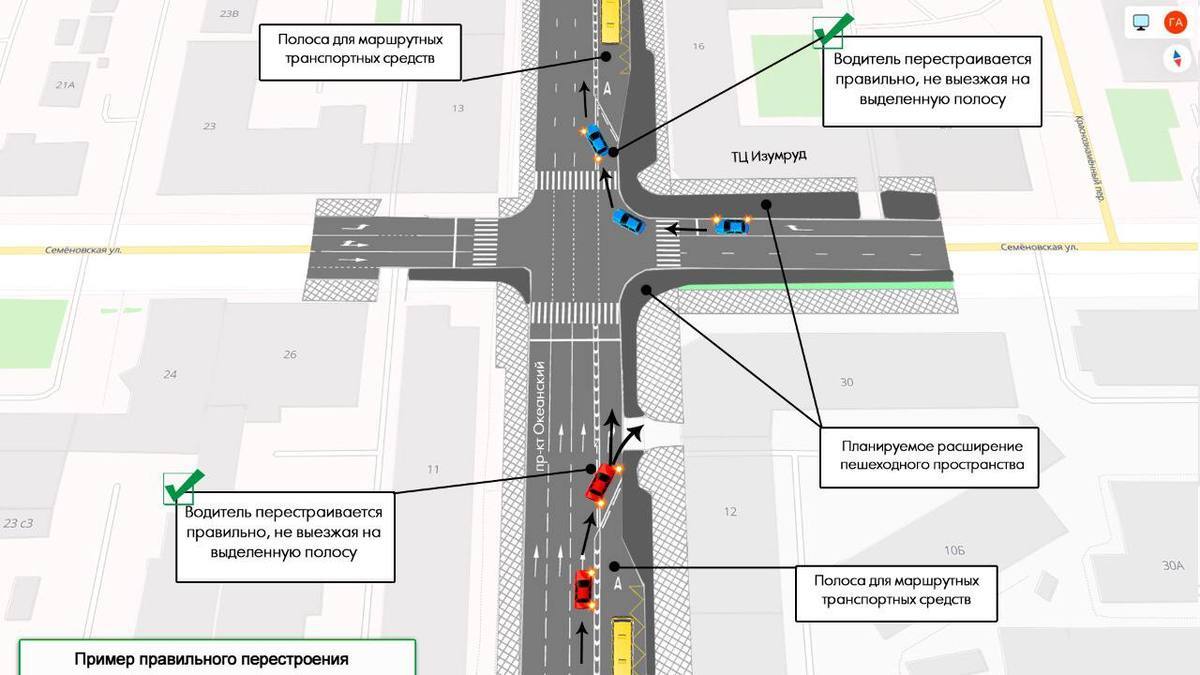 Схема движения транспорта 9 мая во владивостоке