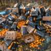 В коробках около 500 килограммов гниющих фруктов — newsvl.ru