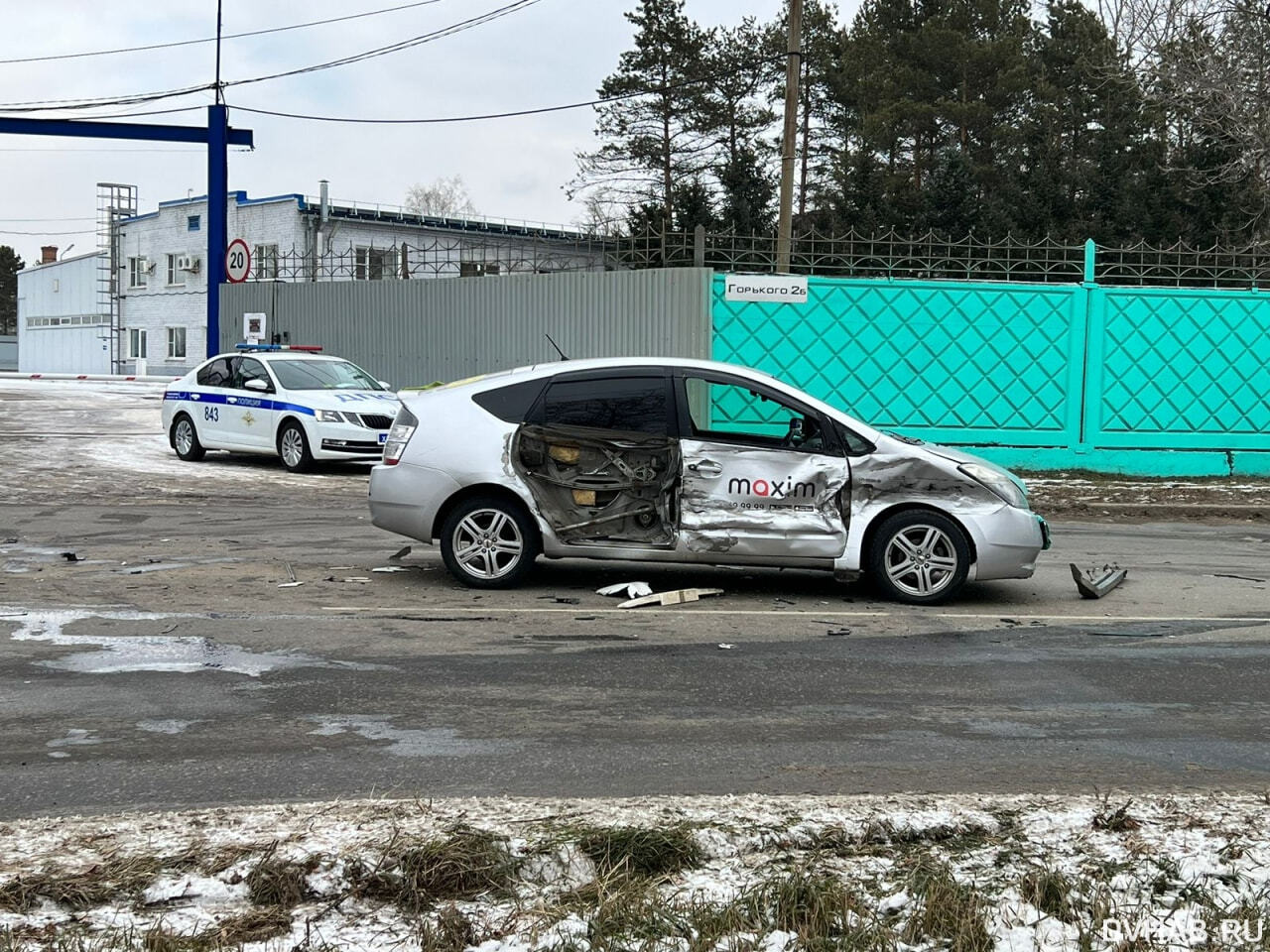 Машину со студентами протаранила автомобилистка в поселке Горького (ФОТО) —  Новости Хабаровска