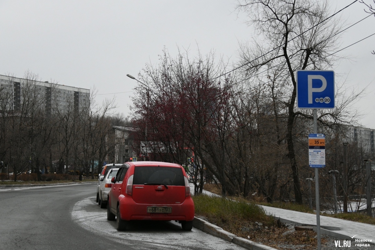 Во Владивостоке полноценно заработала платная парковка вдоль дорог (ФОТО) –  Новости Владивостока на VL.ru