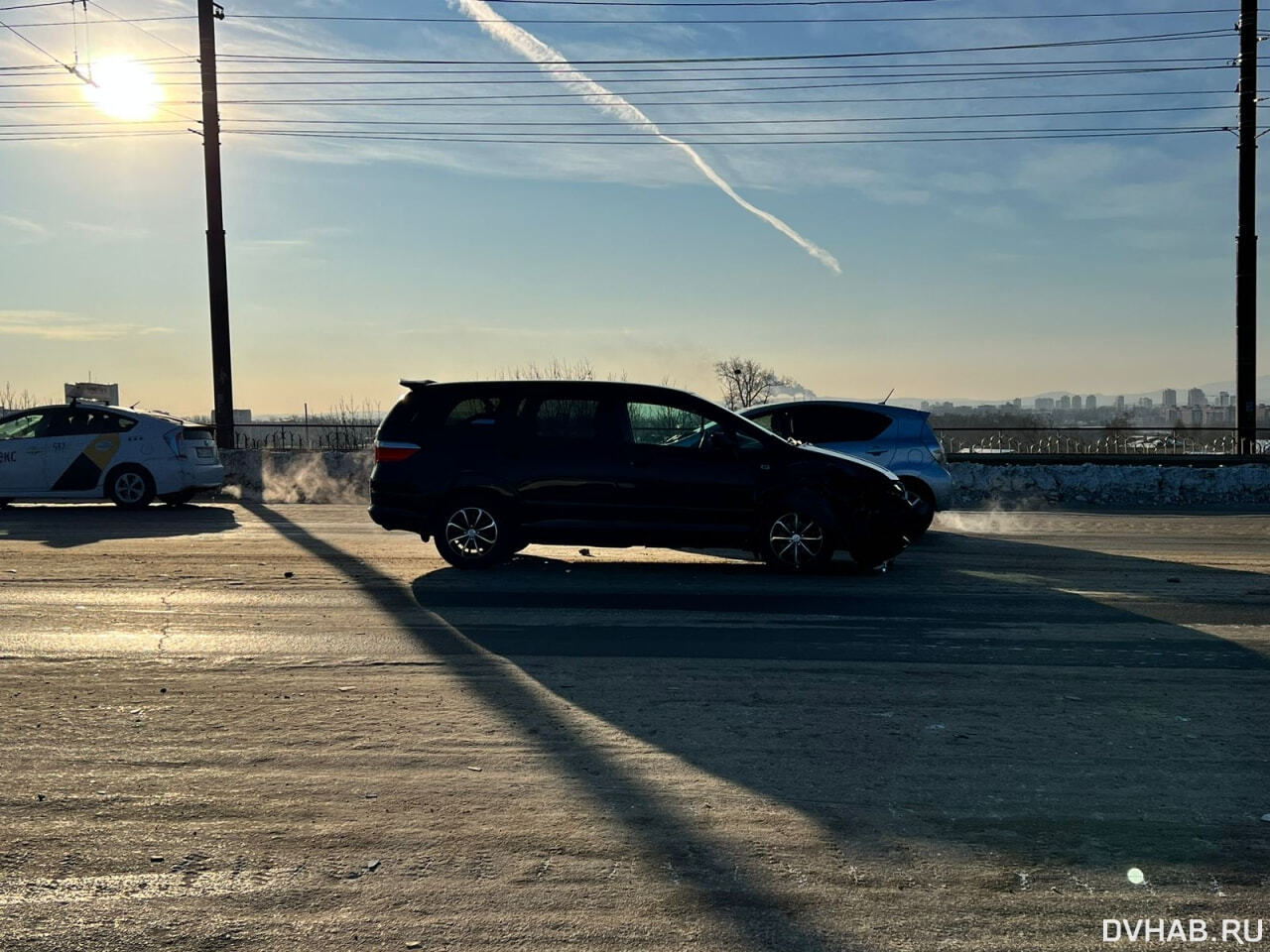 Пассажирка такси пострадала в ДТП на Восточном шоссе (ФОТО) — Новости  Хабаровска