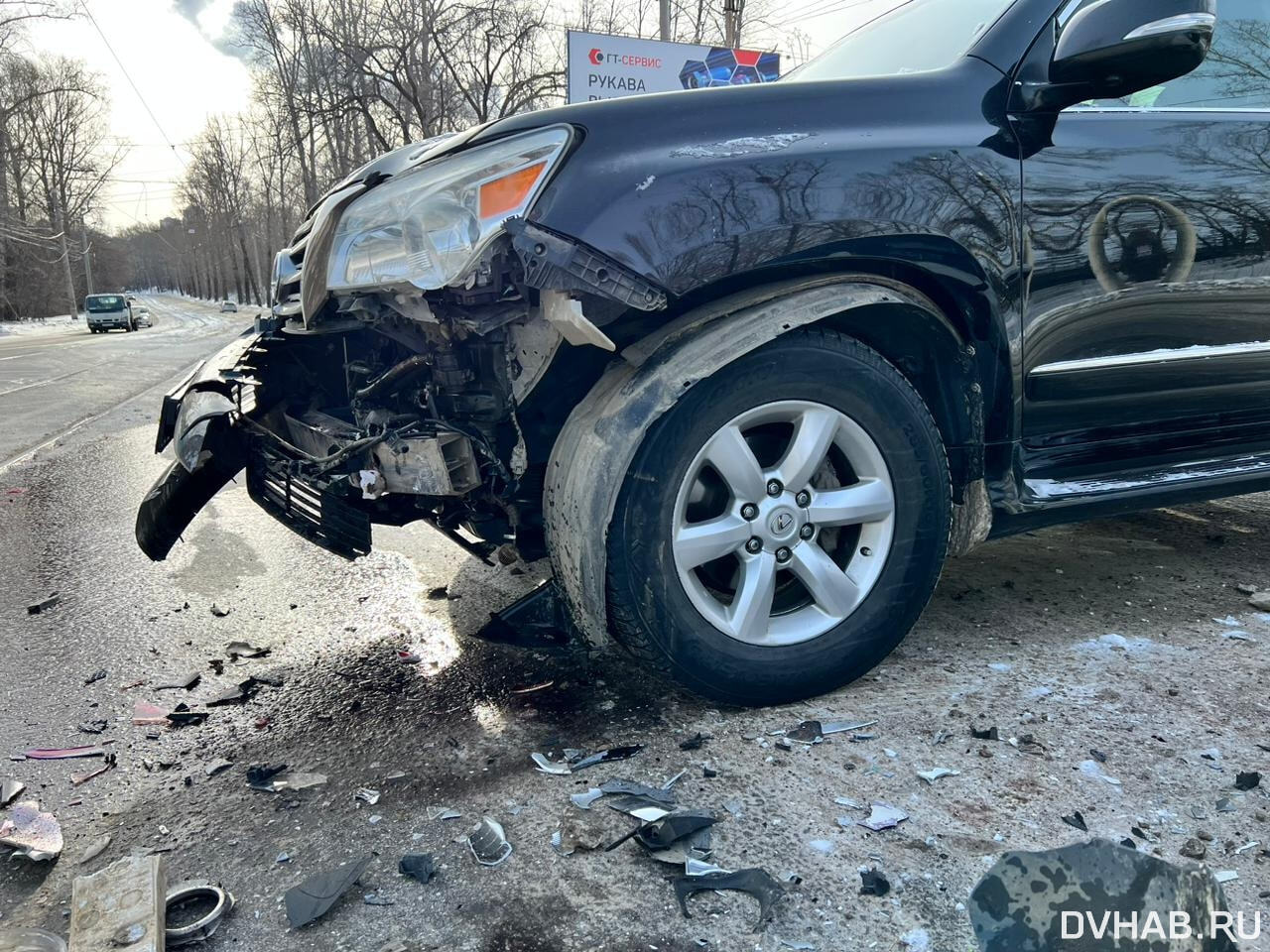 Начинающая водитель на Mazda спровоцировала аварию на Тихоокеанской (ФОТО;  ВИДЕО) — Новости Хабаровска