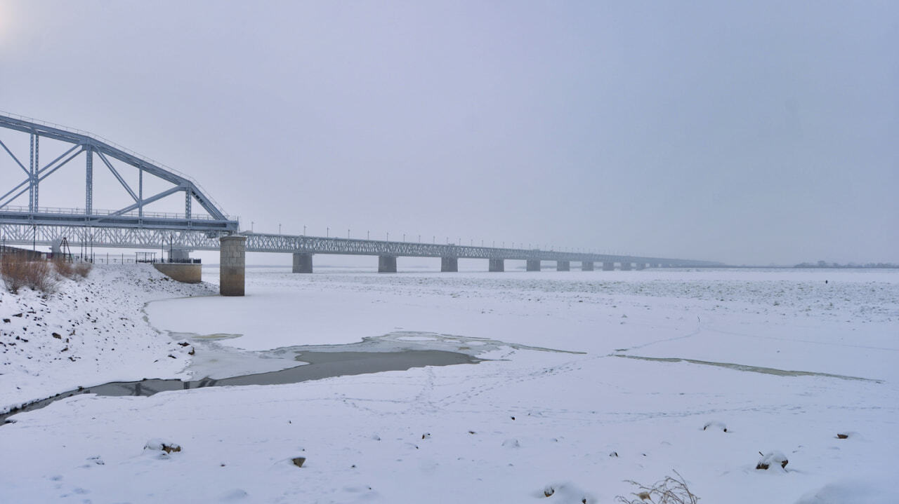 Строительство моста хабаровский край