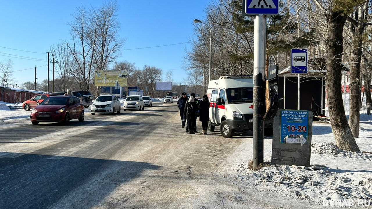 Девятилетнего школьника сбили на «зебре» на Даниловского (ФОТО) — Новости  Хабаровска