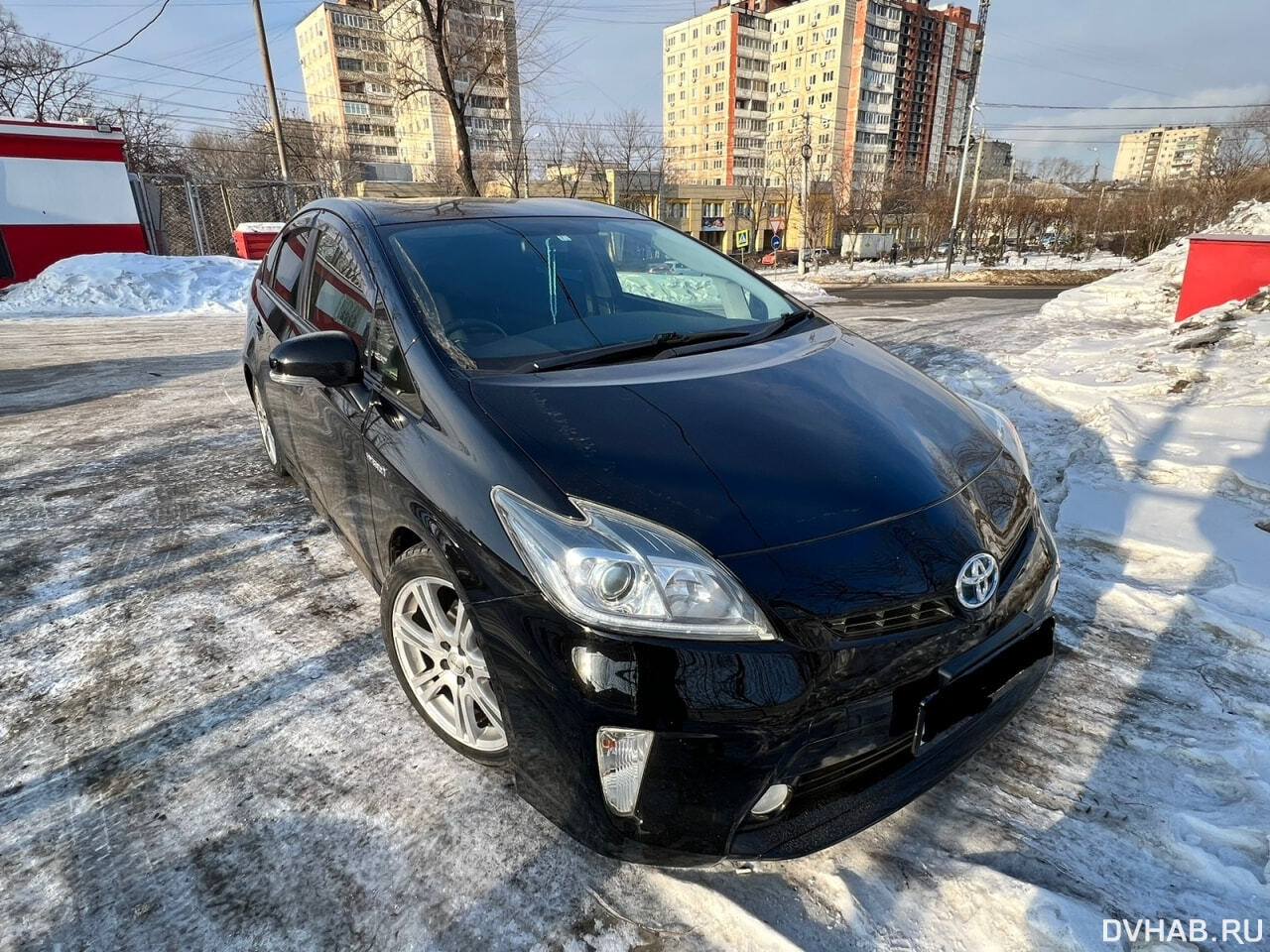 Хабаровчанку на «зебре» сбил Prius (ФОТО) — Новости Хабаровска