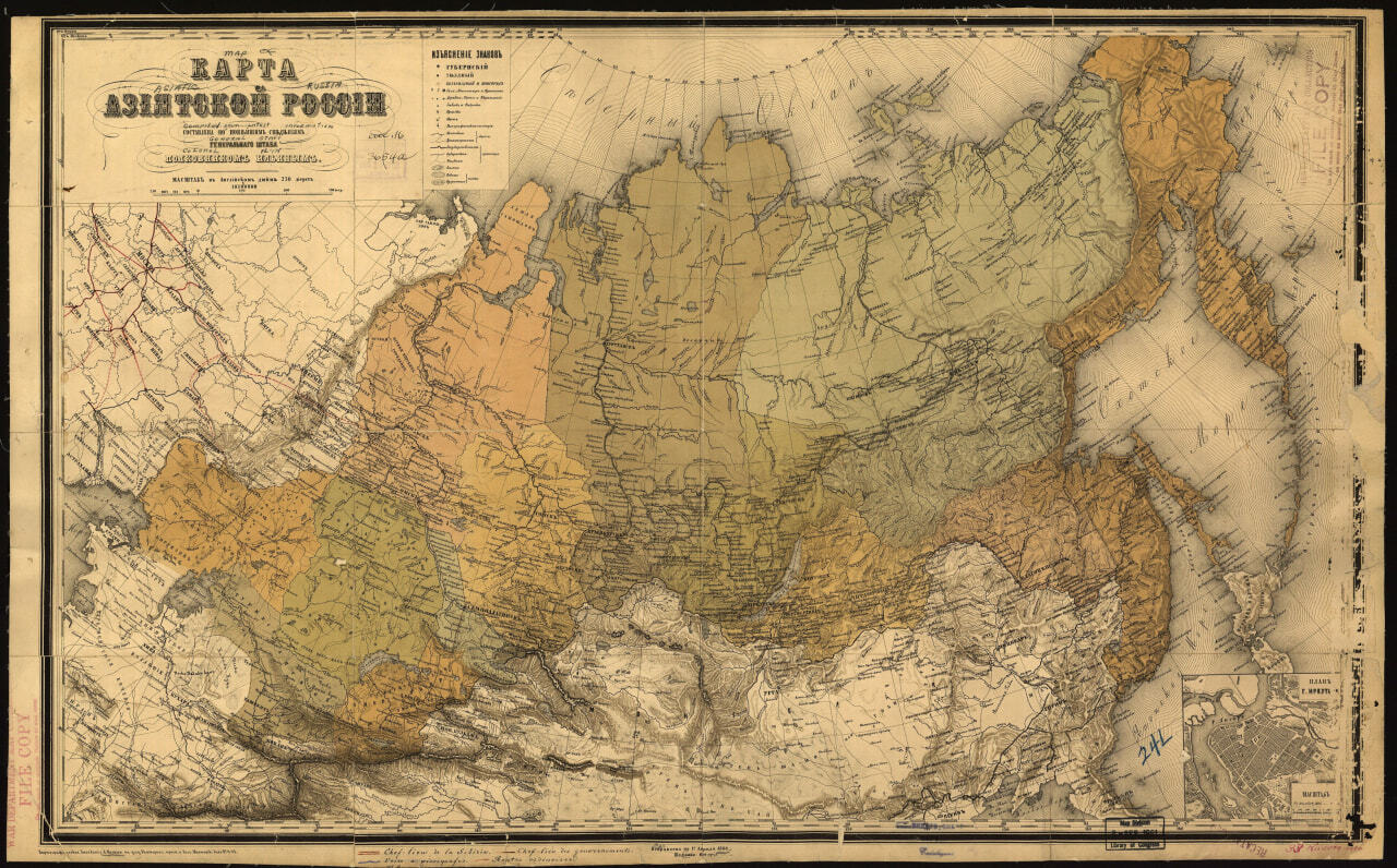 Карта евразии 1800 года