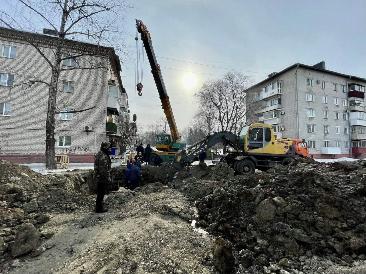 Десятки домов остались без воды в Биробиджане — Новости Хабаровска