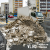 Улицы Владивостока укрыты «грязно-снежными» сугробами