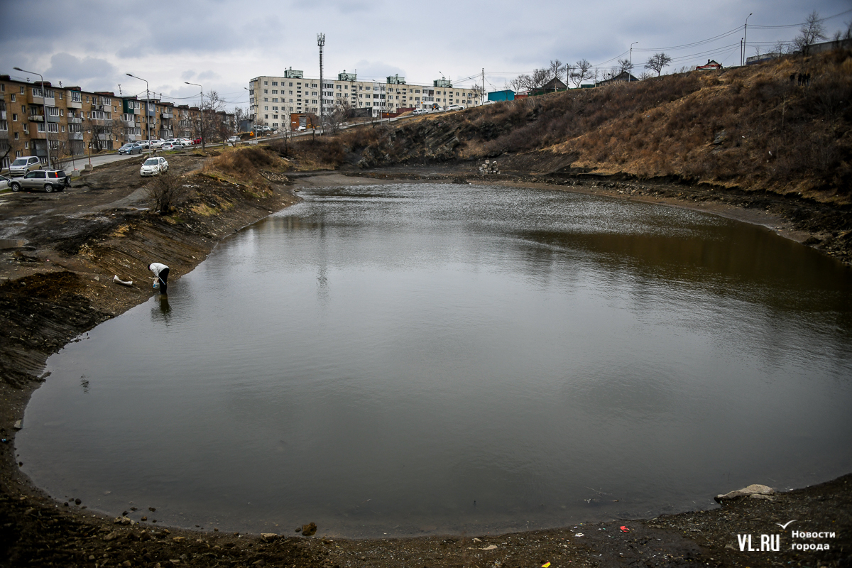 Во Владивостоке началось благоустройство территории у озера на Сафонова  (ФОТО) – Новости Владивостока на VL.ru