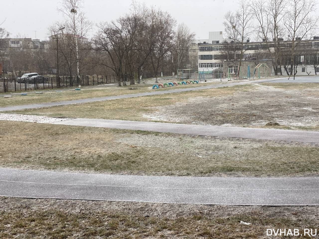 Последний день апреля принес в Хабаровск снег (ПЕРЕКЛИЧКА) — Новости  Хабаровска