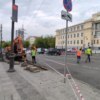 С противоположной стороны дороги тоже расширяют тротуар — newsvl.ru