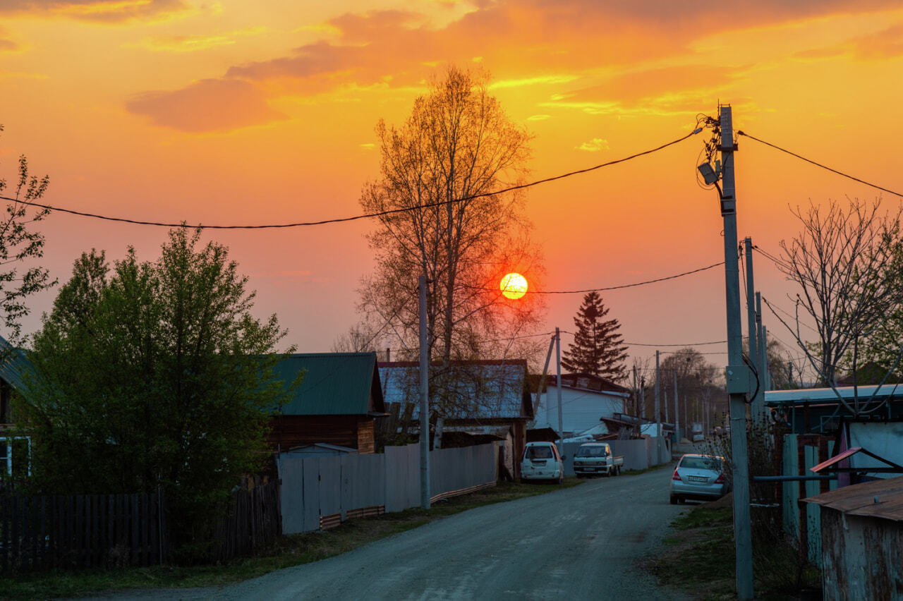 Отличия между закатами в частном секторе и в городе нашли хабаровчане  (ФОТО) — Новости Хабаровска