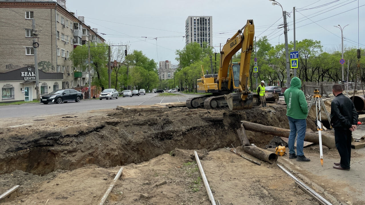 Ремонт теплотрассы на Джамбула завершился в Хабаровске — Новости Хабаровска