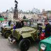 Часть ретро-выставки авто: американский Willys MB и русский аналог, прозванный «Иван-Виллис» — newsvl.ru